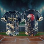 MLB x Star Wars Movie LA Dodgers Custom Baseball Jersey - NL528625