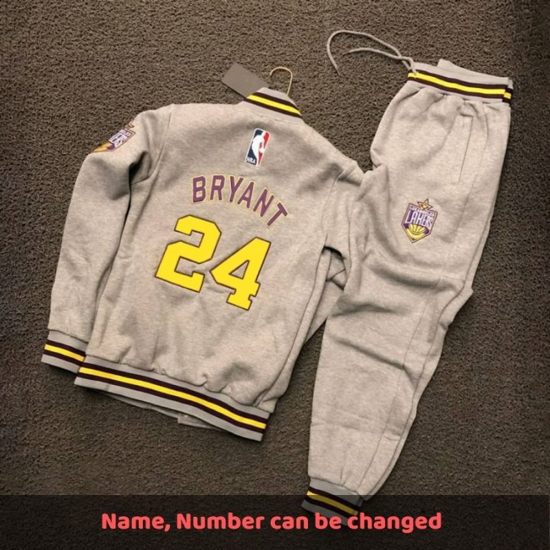 Custome Name, Number LAL Varsity Jacket & Sweatpants Set - XX290401 - Image 2