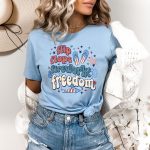 Flip Flops,Fireworks,Freedom Shirt, Patriotic Shirt, Fourth of July Shirt, 4th of July Shirt, Independence Day Shirt, Memorial Day - NL0425
